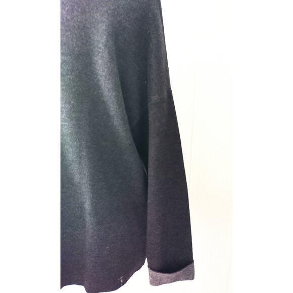 H&M Basic Gray Knit Wool Blend Long Sleeves Sweater (OUT OF STOCK AT STORE) - Picture 4 of 5